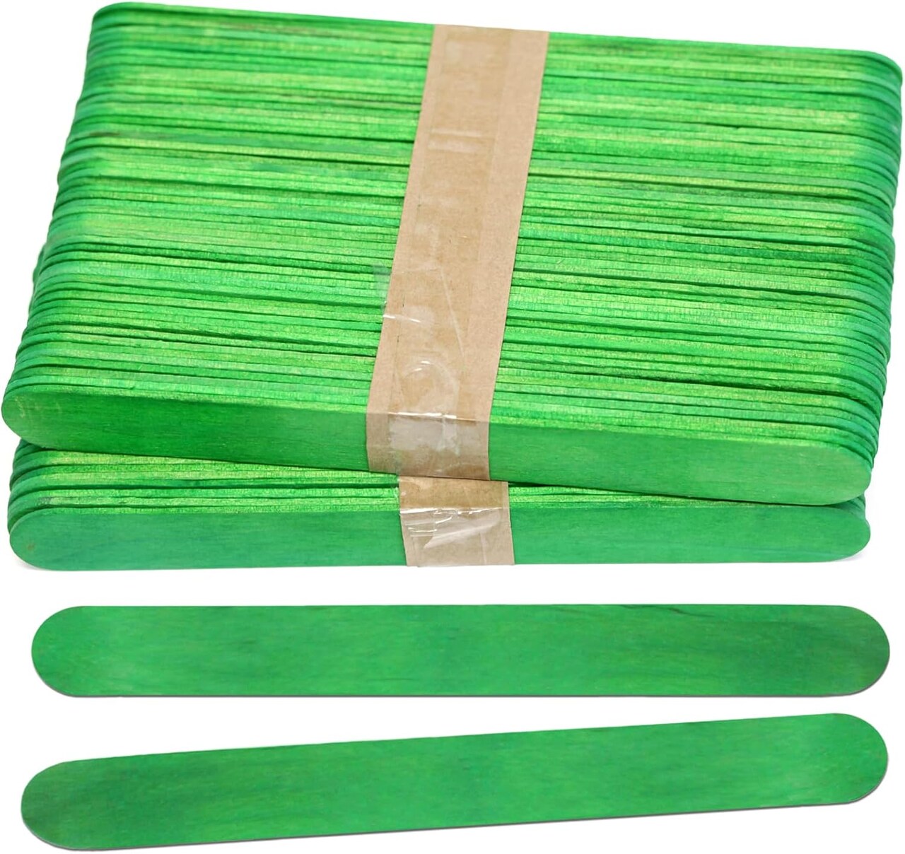 CraftySticks 6 Inch Jumbo Wood Popsicle Sticks for Crafts and STEM Learning